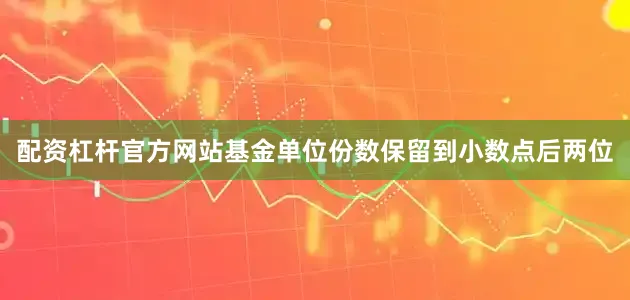 配资杠杆官方网站基金单位份数保留到小数点后两位